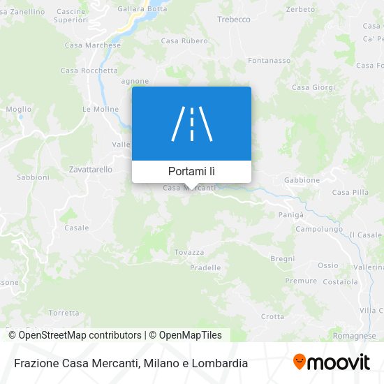 Mappa Frazione Casa Mercanti