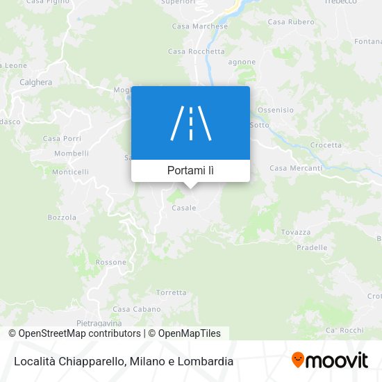 Mappa Località Chiapparello