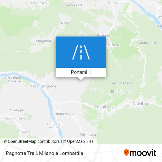 Mappa Pagnotte Trail