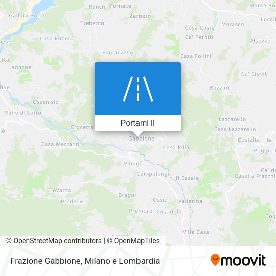 Mappa Frazione Gabbione