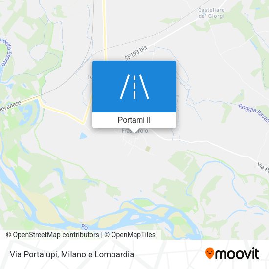 Mappa Via Portalupi