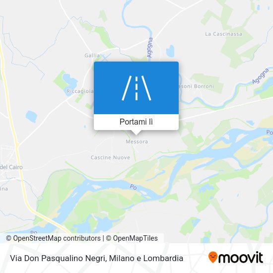 Mappa Via Don Pasqualino Negri