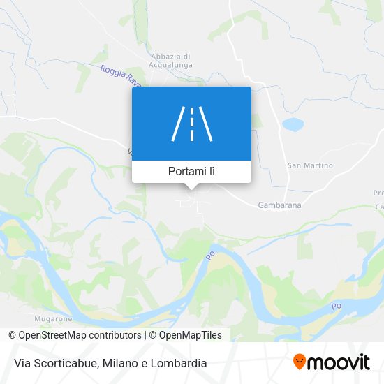 Mappa Via Scorticabue