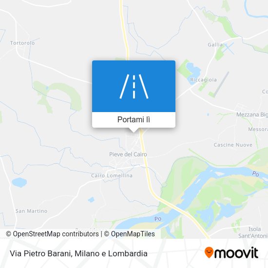 Mappa Via Pietro Barani