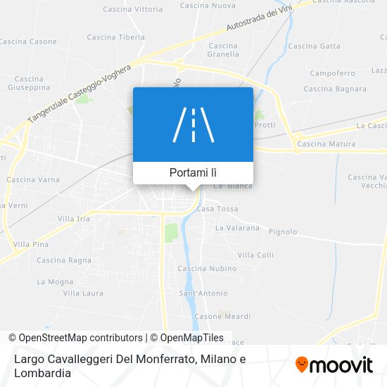 Mappa Largo Cavalleggeri Del Monferrato