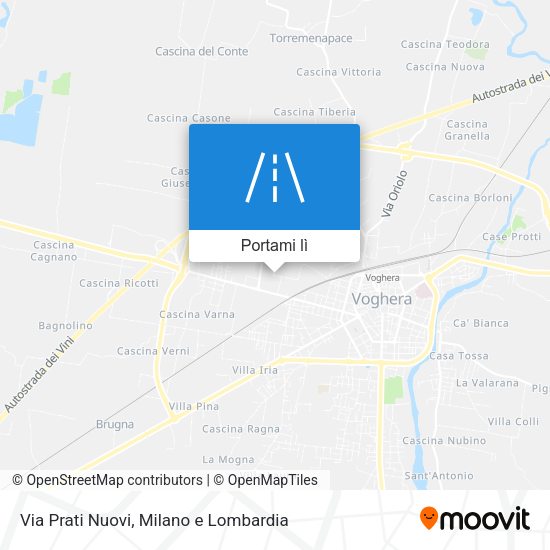 Mappa Via Prati Nuovi