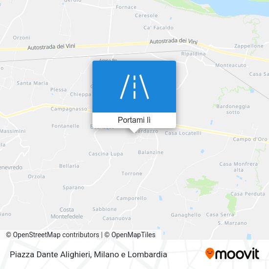 Mappa Piazza Dante Alighieri