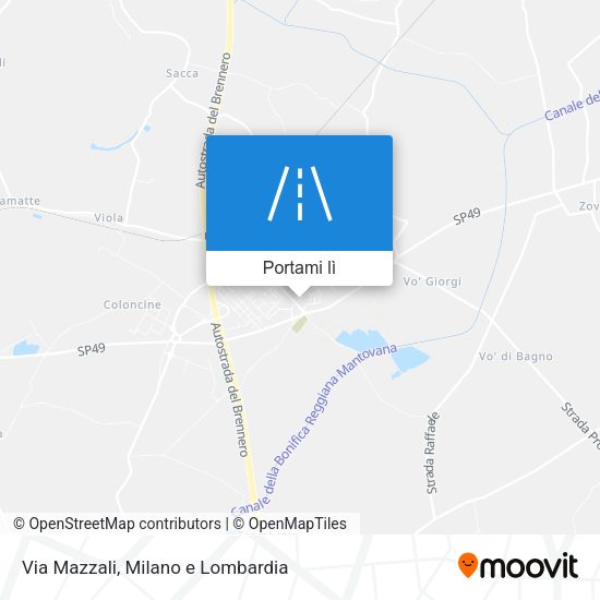 Mappa Via Mazzali