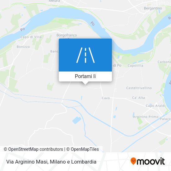 Mappa Via Arginino Masi