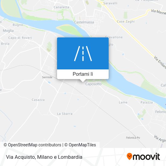 Mappa Via Acquisto