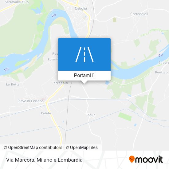 Mappa Via Marcora