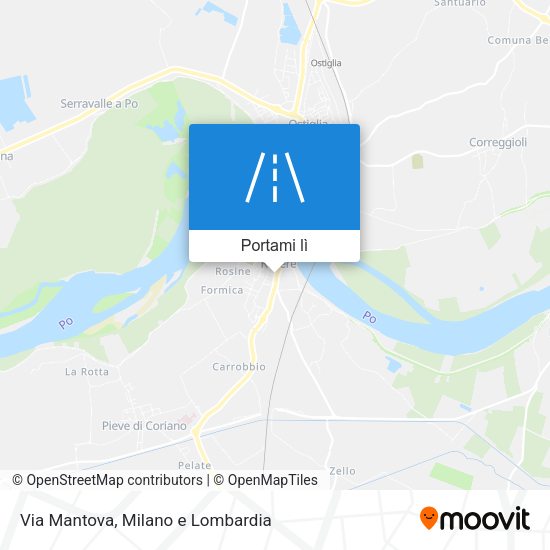 Mappa Via Mantova