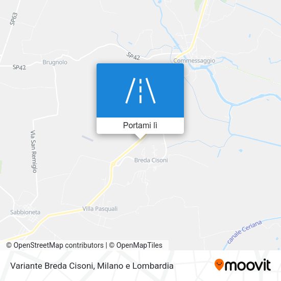 Mappa Variante Breda Cisoni