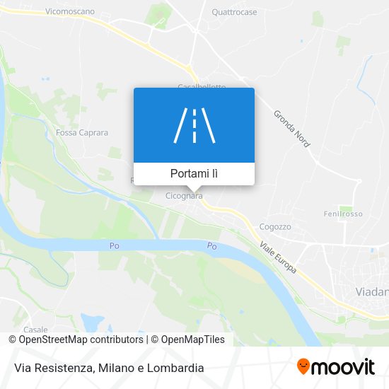 Mappa Via Resistenza