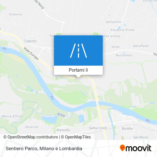 Mappa Sentiero Parco