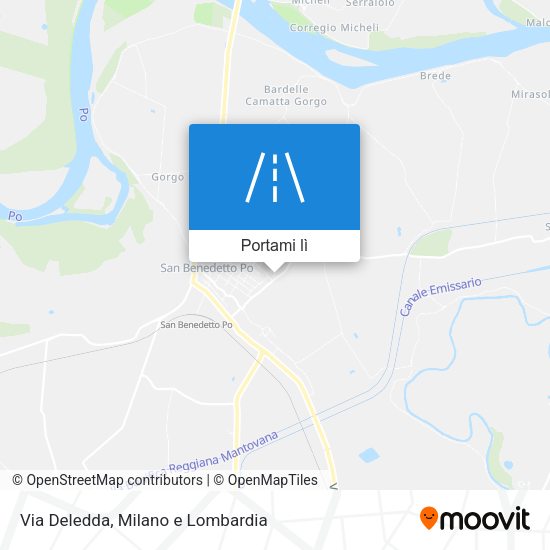 Mappa Via Deledda