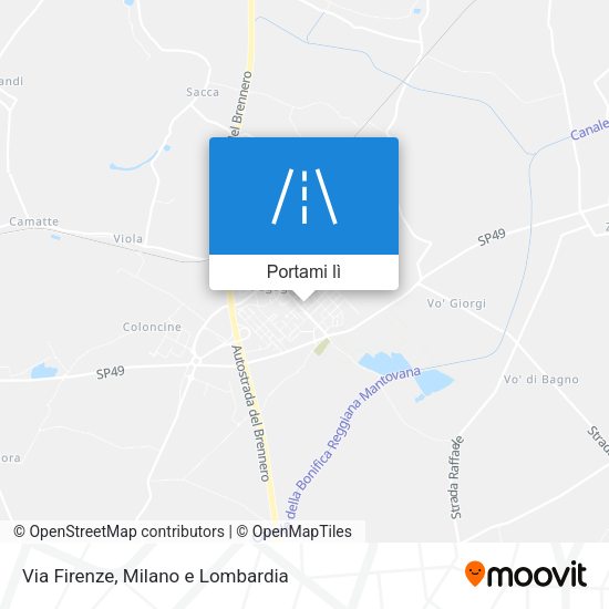 Mappa Via Firenze