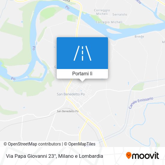 Mappa Via Papa Giovanni 23°