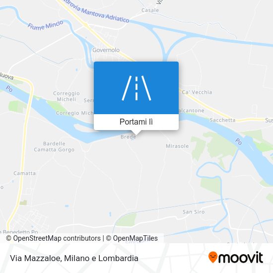 Mappa Via Mazzaloe