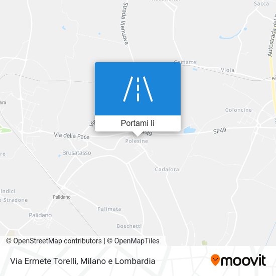 Mappa Via Ermete Torelli