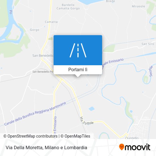 Mappa Via Della Moretta
