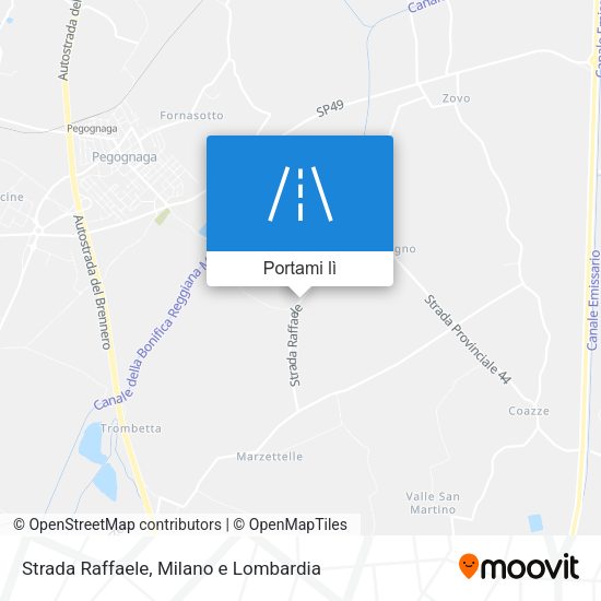Mappa Strada Raffaele