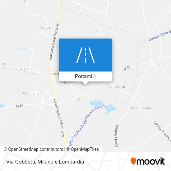 Mappa Via Gobbetti