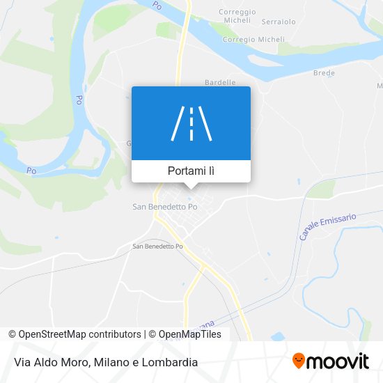 Mappa Via Aldo Moro