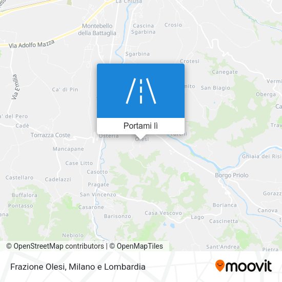 Mappa Frazione Olesi