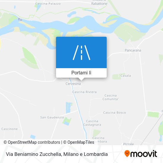 Mappa Via Beniamino Zucchella