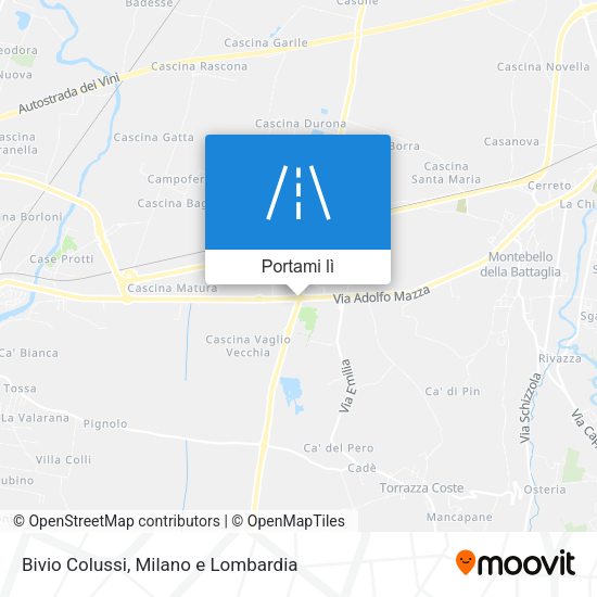 Mappa Bivio Colussi