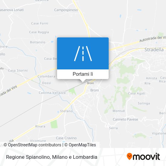 Mappa Regione Spianolino