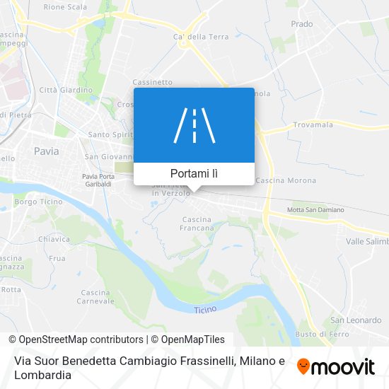 Mappa Via Suor Benedetta Cambiagio Frassinelli