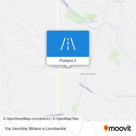 Mappa Via Vecchia