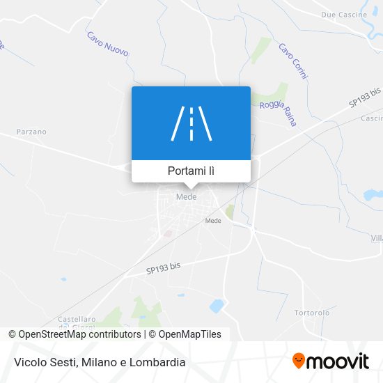 Mappa Vicolo Sesti