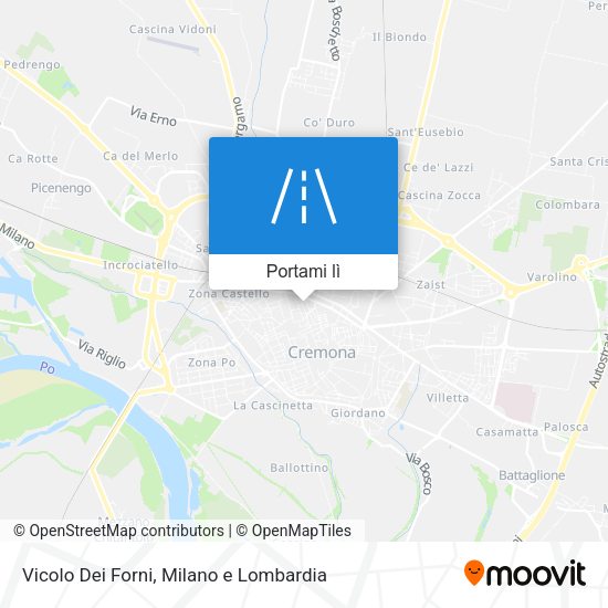 Mappa Vicolo Dei Forni