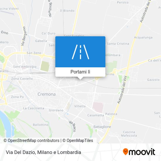 Mappa Via Del Dazio