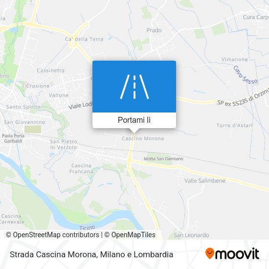 Mappa Strada Cascina Morona