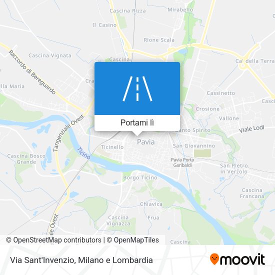 Mappa Via Sant'Invenzio