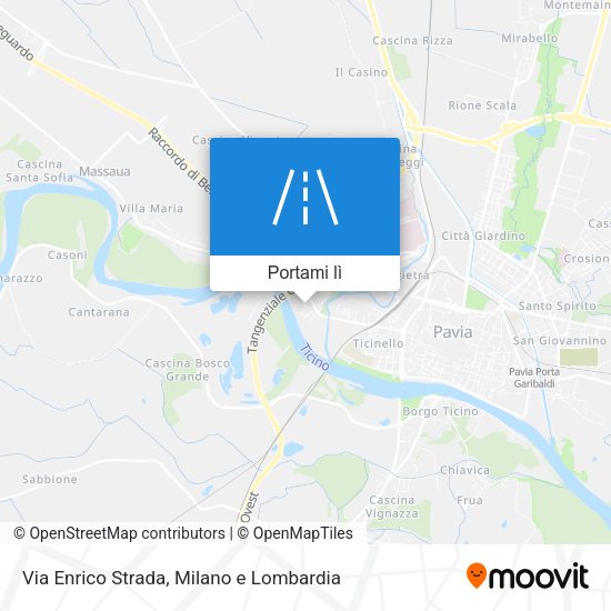 Mappa Via Enrico Strada