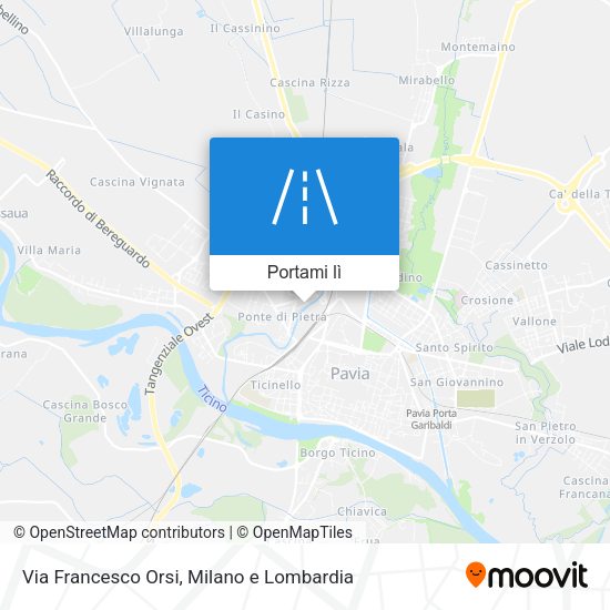 Mappa Via Francesco Orsi