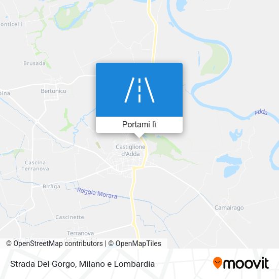 Mappa Strada Del Gorgo