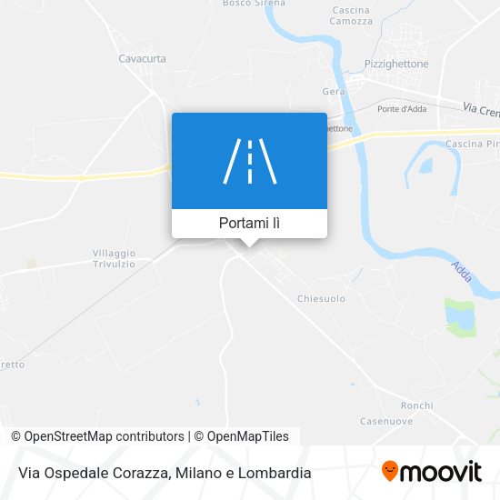 Mappa Via Ospedale Corazza