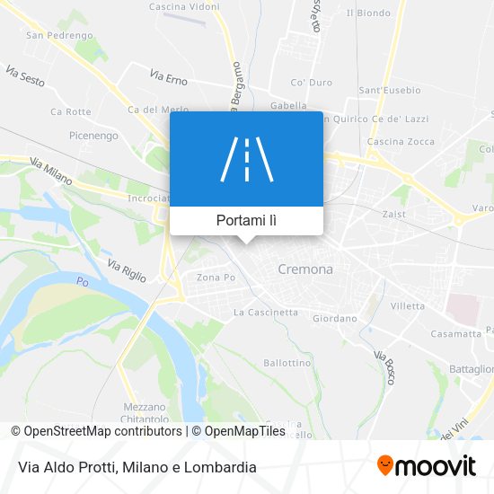 Mappa Via Aldo Protti