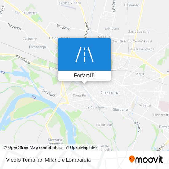 Mappa Vicolo Tombino