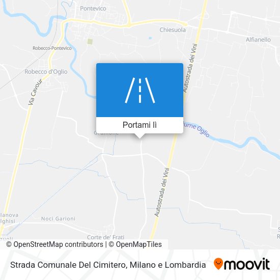 Mappa Strada Comunale Del Cimitero