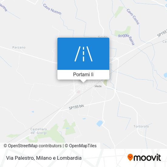 Mappa Via Palestro