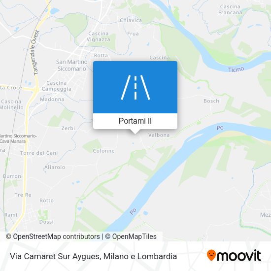 Mappa Via Camaret Sur Aygues