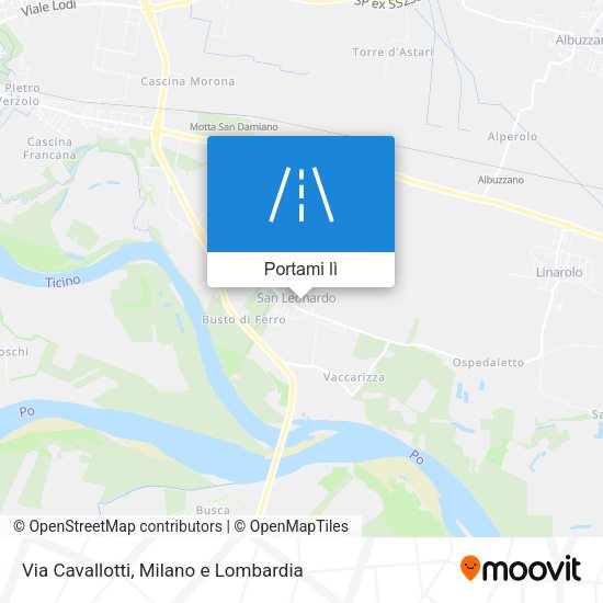 Mappa Via Cavallotti
