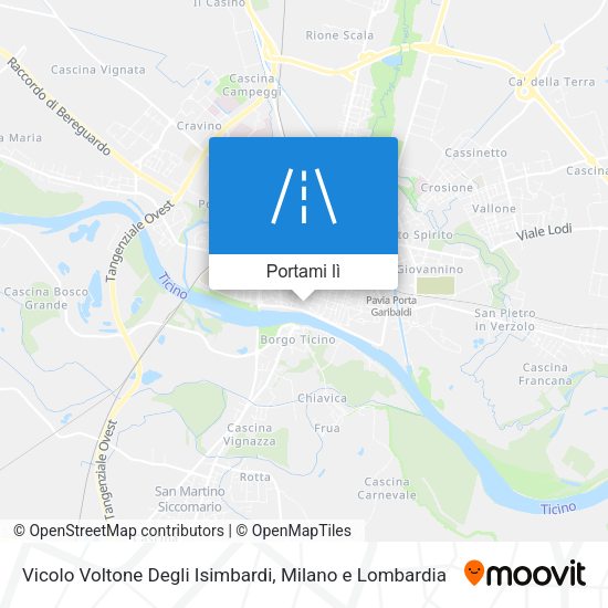 Mappa Vicolo Voltone Degli Isimbardi